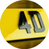 4D Number Plates