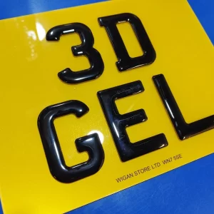 3D Gel 9x7” Motorbike Number Plate 100% Mot And Road Legal